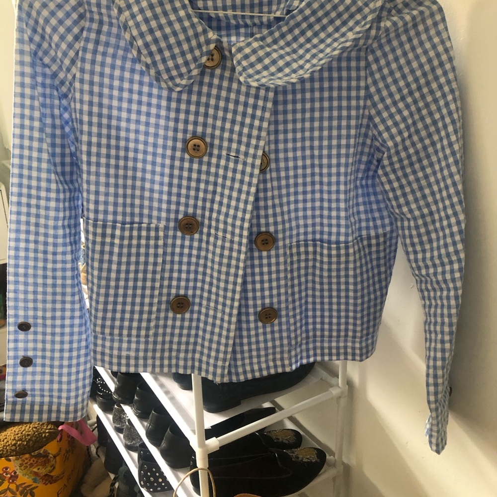 Blue Gingham Girls (Teen) Jacket
